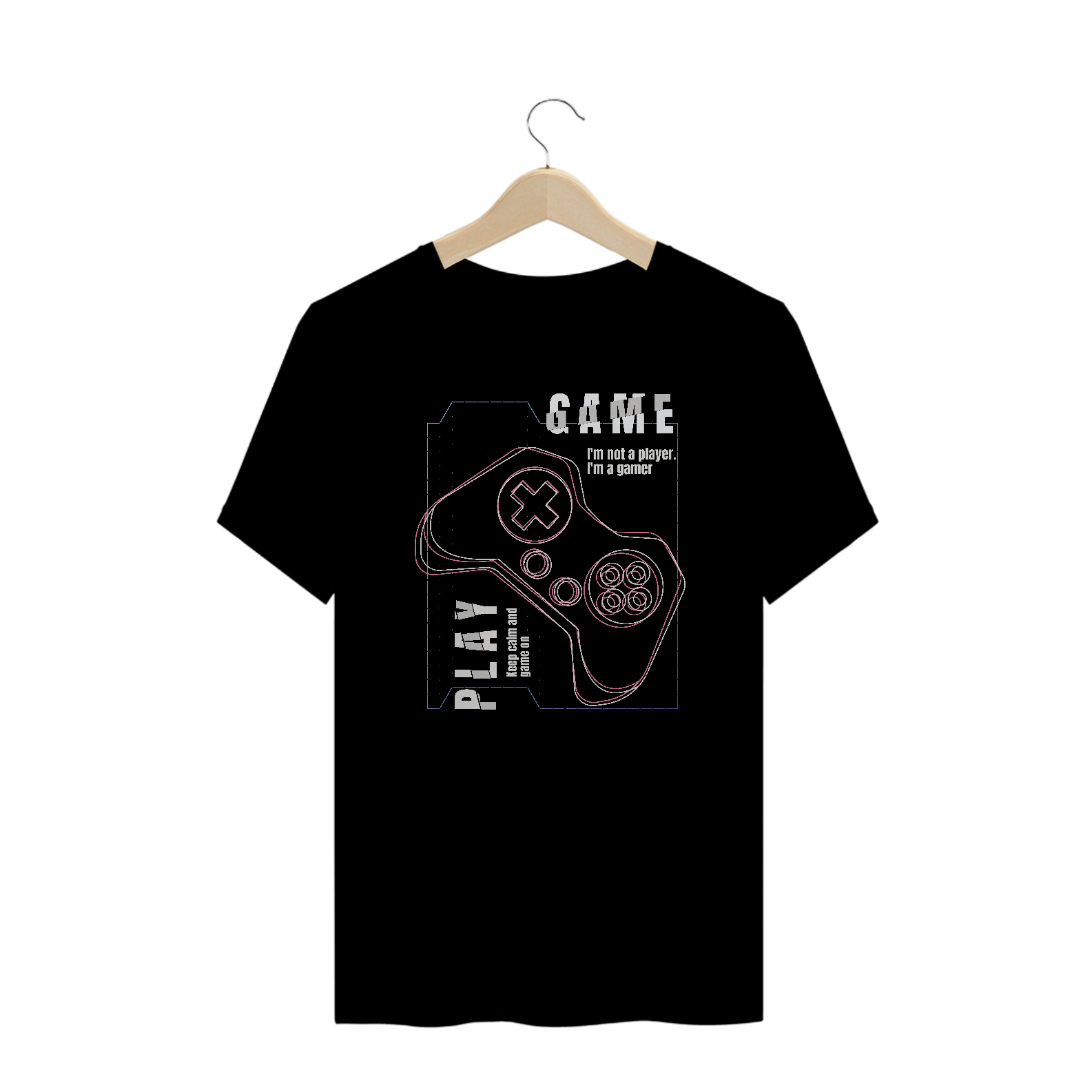 Camiseta Plus Size Game Play