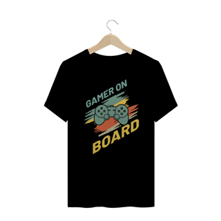 Nome do produto Camiseta Plus Size Gamer On Board