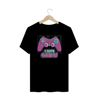 Nome do produto Camiseta Plus Size I Love Games