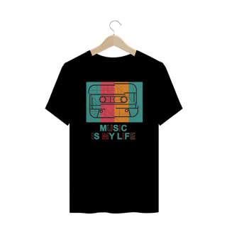 Nome do produto Camiseta Plus Size Music Is My Life