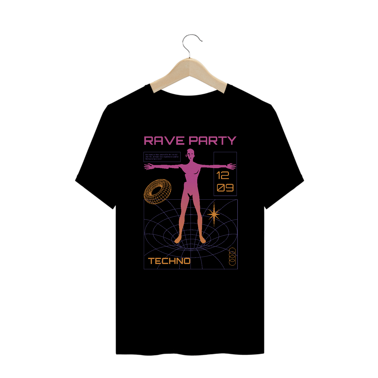 Camiseta Plus Size Rave