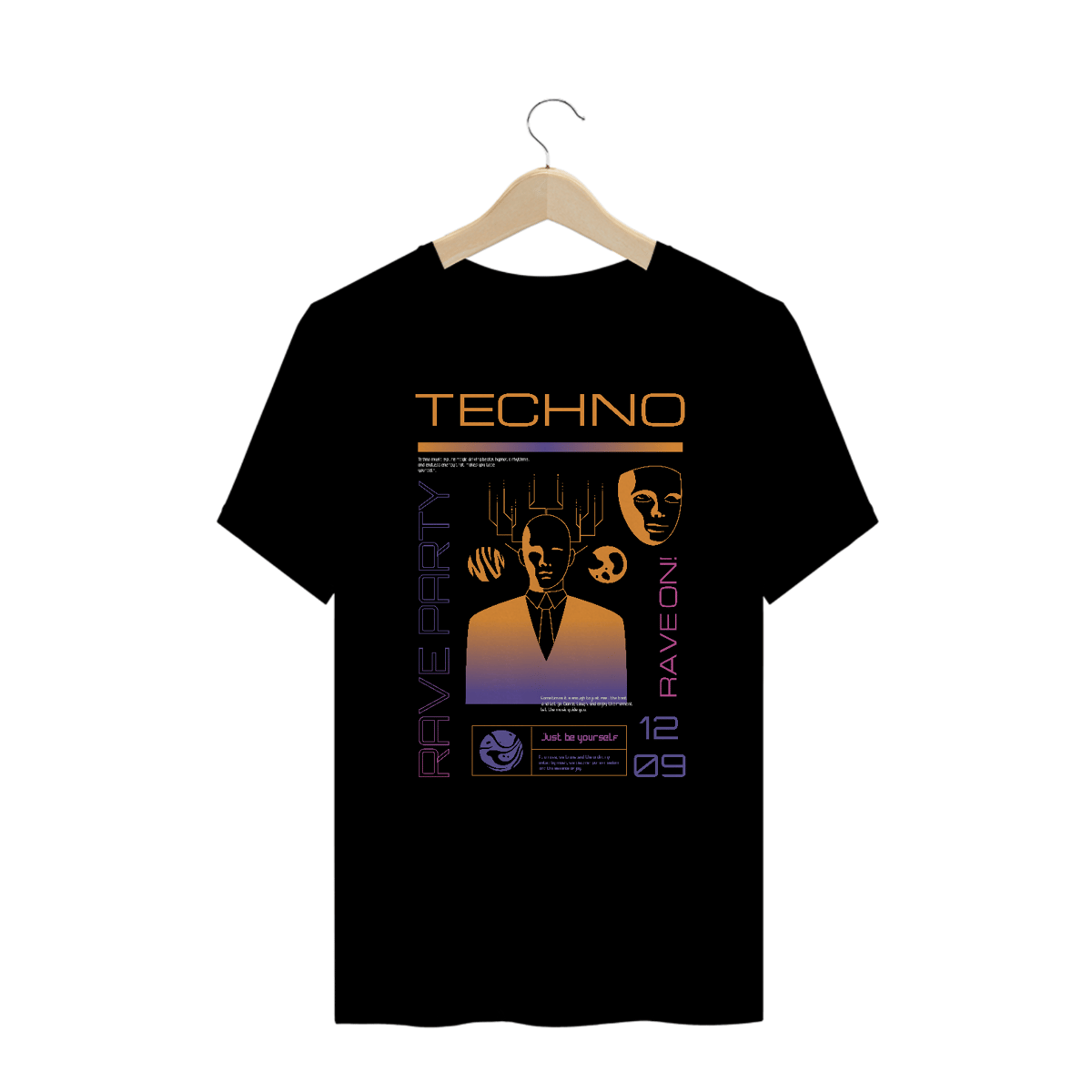 Nome do produto: Camiseta Plus Size Techno