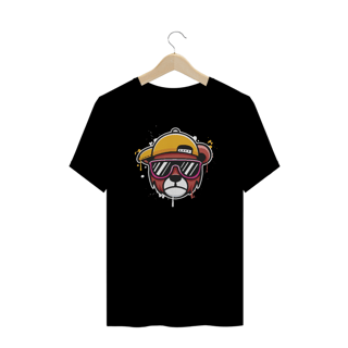 Nome do produto Camiseta Plus Size Urso de Boné