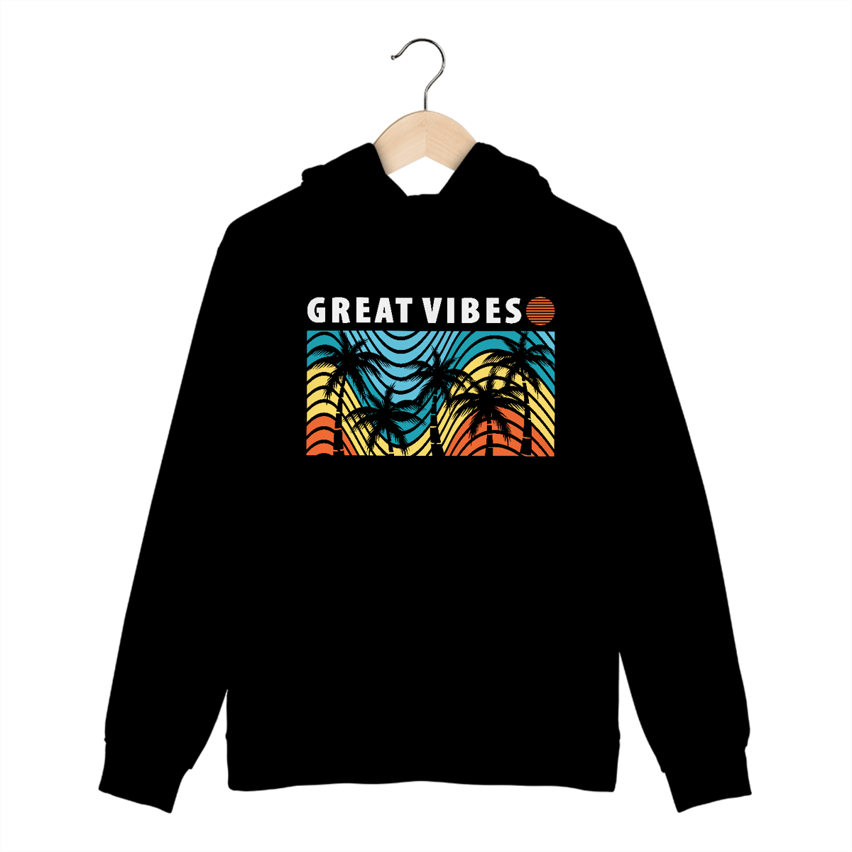 Nome do produto: Moletom Canguru Great Vibes