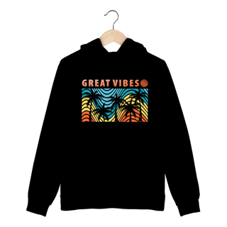 Nome do produto Moletom Canguru Great Vibes III