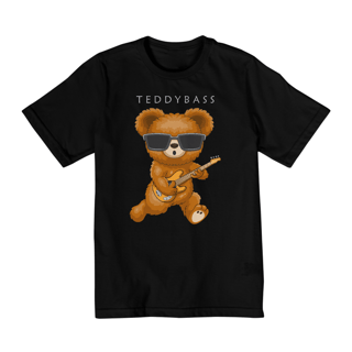 Nome do produto Camiseta Infantil 10 a 14 anos / Urso Guitarra