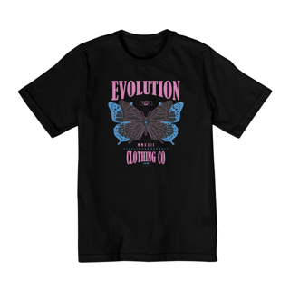 Nome do produto Camiseta Infantil 2 a 8 anos / Evolution Borboleta