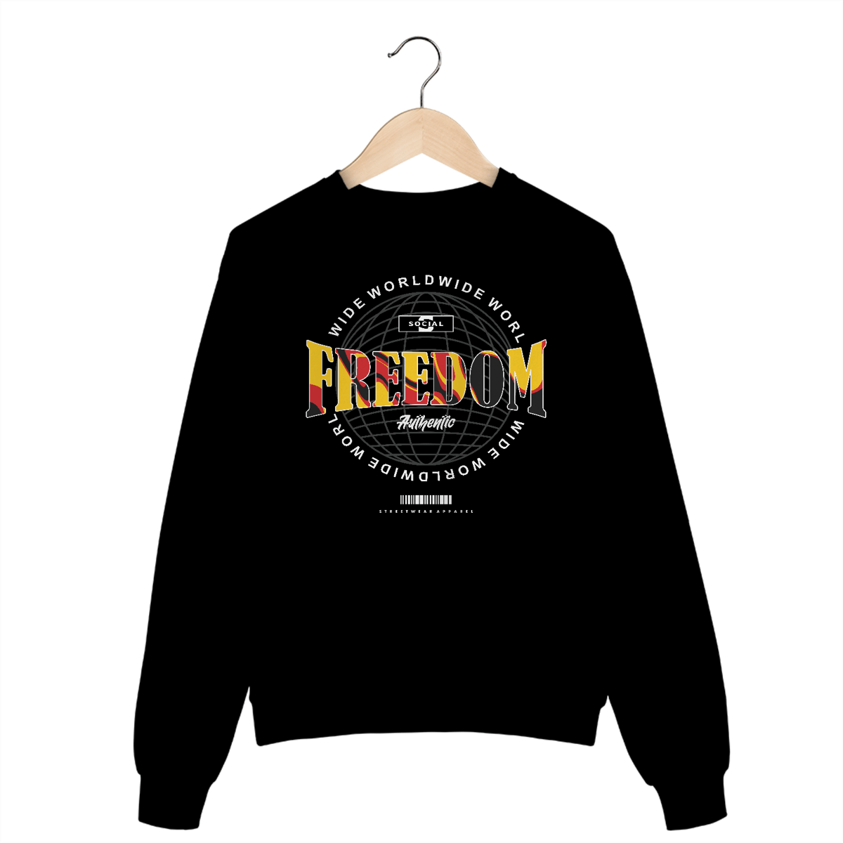 Nome do produto: Moletom Blusão Freedom