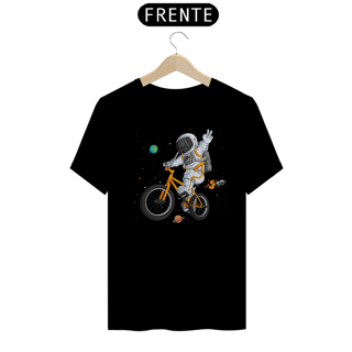 Camiseta Pima / Astronauta Bicicleta