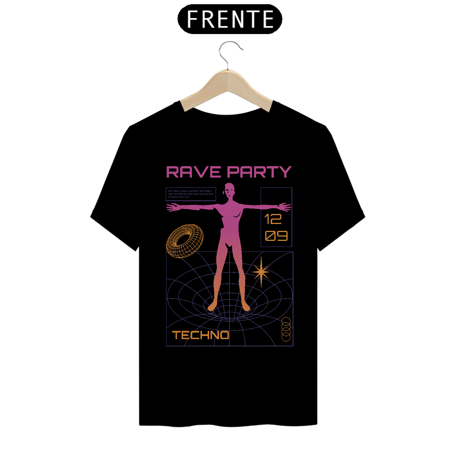 Camiseta Pima / Rave Party