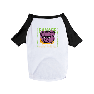 Nome do produto Camiseta Pet Cães / Savage