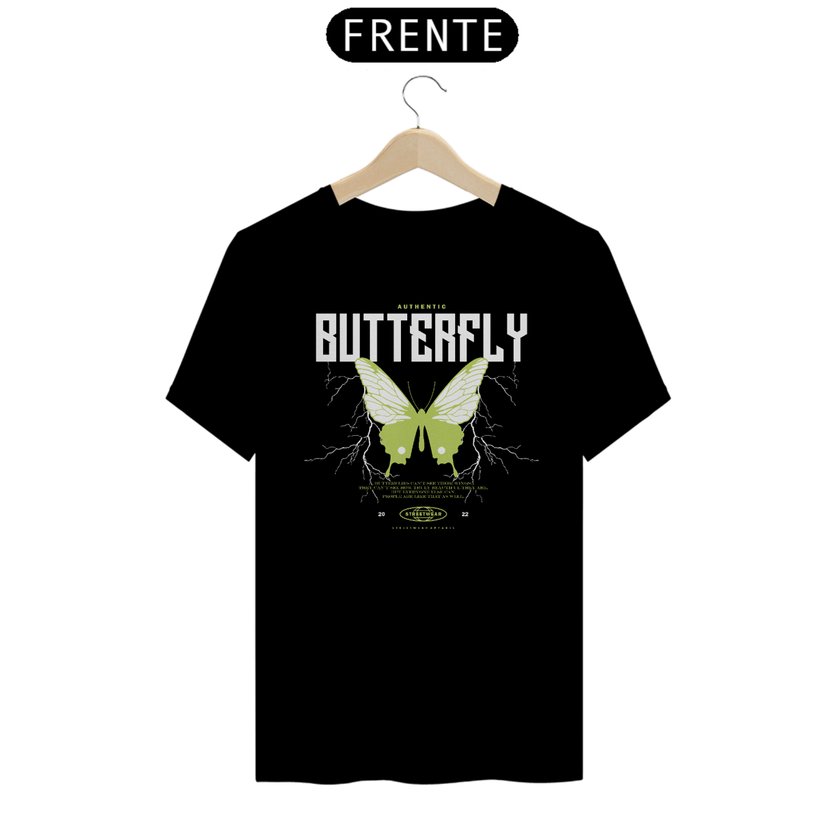 Nome do produto: Camiseta Borbolet Raios