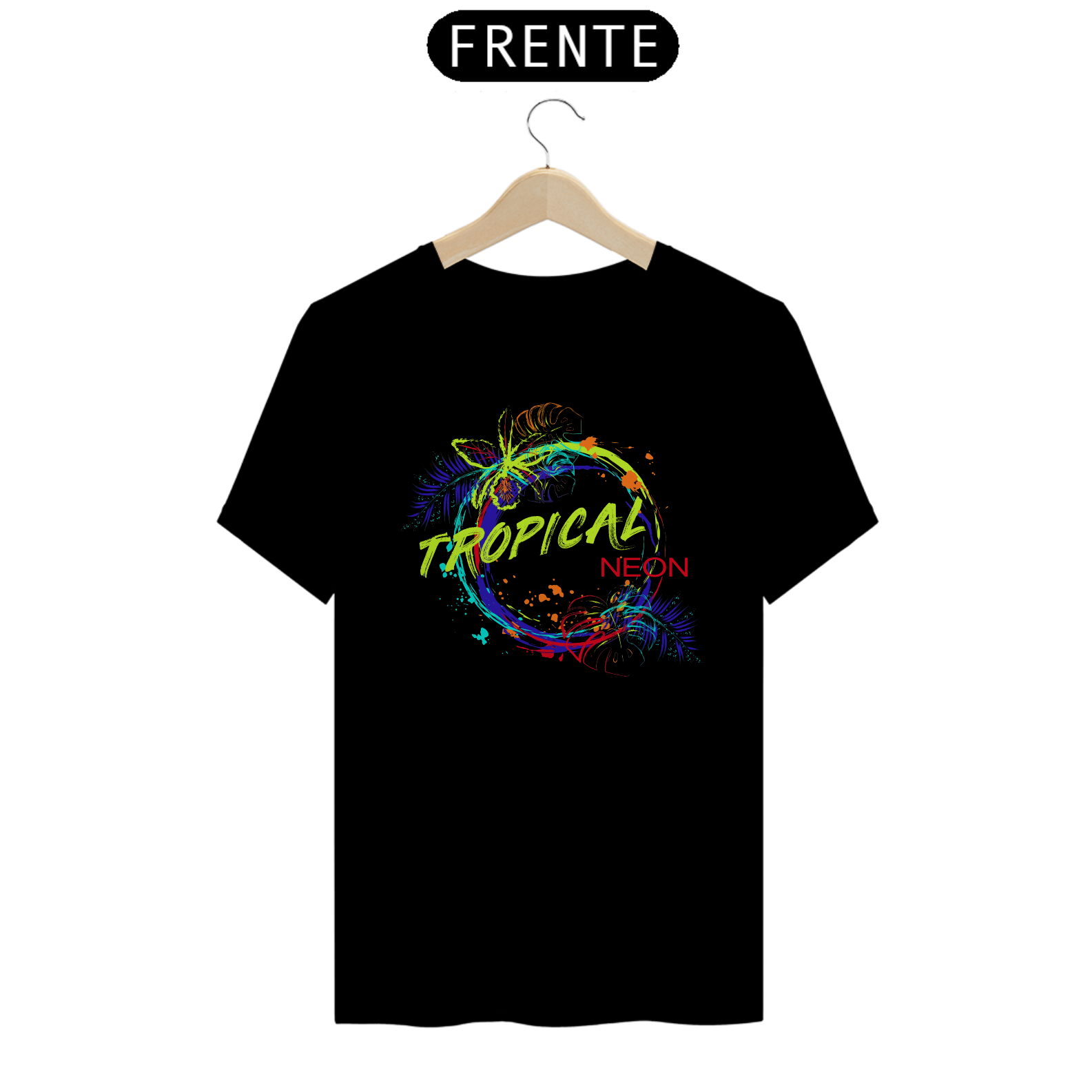 Camiseta Tropical Neon