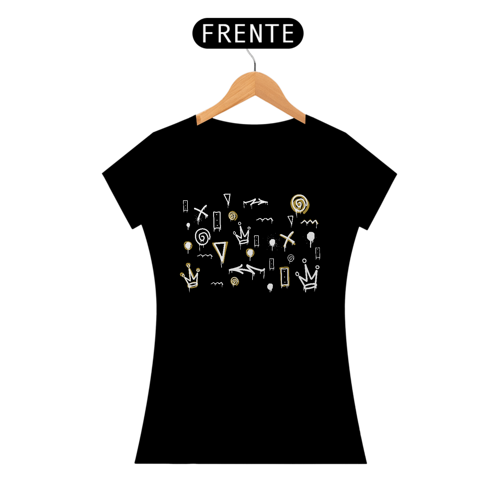 Camiseta Feminina Graffiti I