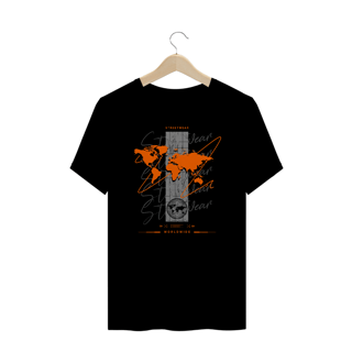 Nome do produto Camiseta Plus Size Streetwear Worldwide