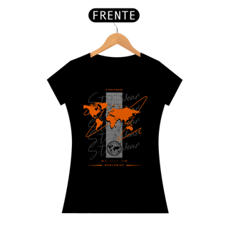 Nome do produto Camiseta Feminina Streetwear Worldwide