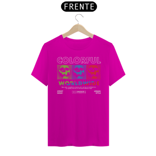 Nome do produto Camiseta Caveiras Colorful