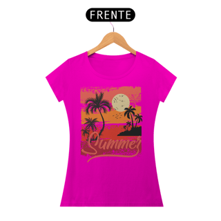 Nome do produto Camiseta Feminina Summer (Verão)