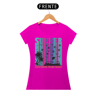 Nome do produto Camiseta Feminina Summer Palms Beach