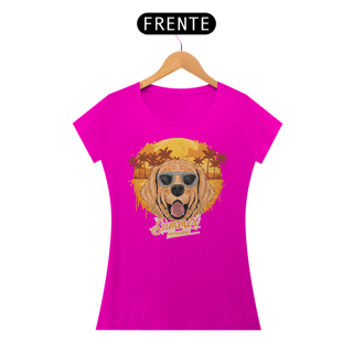 Nome do produto Camiseta Feminina Cão Summer