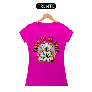 Nome do produto Camiseta Born To Be Free Urso