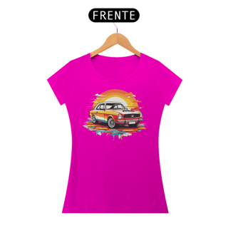 Nome do produto Camiseta Feminina Carro Tinta
