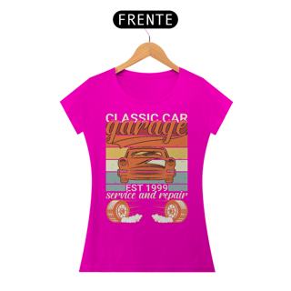 Nome do produto Camiseta Feminina Garage Car