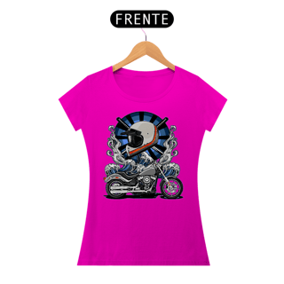 Nome do produto Camiseta Feminina Moto Onda