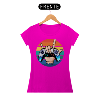 Nome do produto Camiseta Feminina Gamer Controle