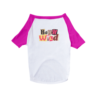 Nome do produto Camiseta Pet Cães / Born To Be Wild
