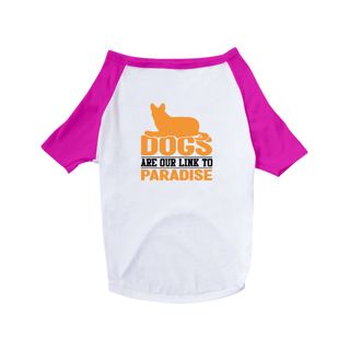 Nome do produto Camiseta Pet Cães / Dogs Paradise