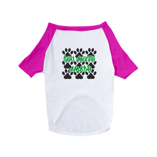 Nome do produto Camiseta Pet Cães / Sou Muito Amado - Verde