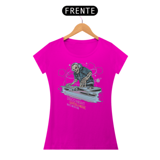 Nome do produto Camiseta Feminina DJ Esqueleto