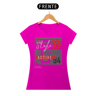 Nome do produto Camiseta Feminina Style