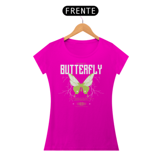 Nome do produto Camiseta Feminina Borboleta Raios