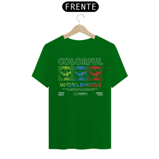 Nome do produto Camiseta Caveiras Colorful