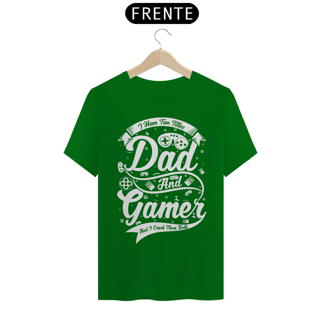 Nome do produto Camiseta Dad and Gamer