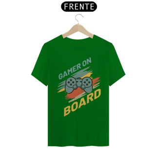 Nome do produto Camiseta Gamer On Board