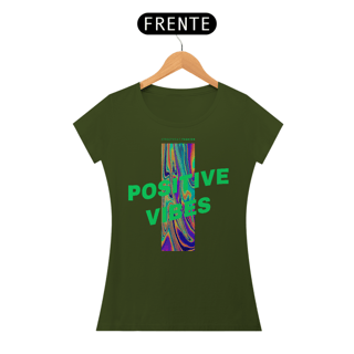 Nome do produto Camiseta Feminina Positive Vibes