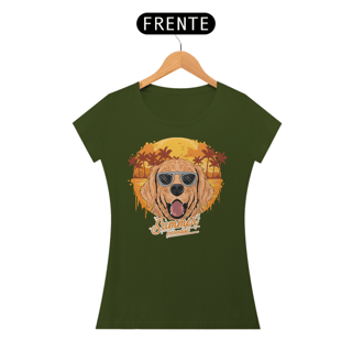 Nome do produto Camiseta Feminina Cão Summer