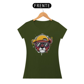 Nome do produto Camiseta Feminina Urso de Boné