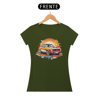 Nome do produto Camiseta Feminina Carro Tinta