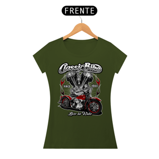 Nome do produto Camiseta Feminina Bike Live to Ride