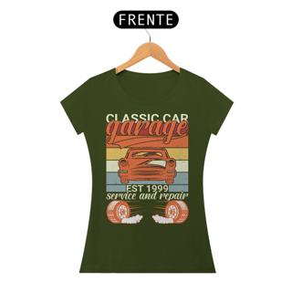 Nome do produto Camiseta Feminina Garage Car