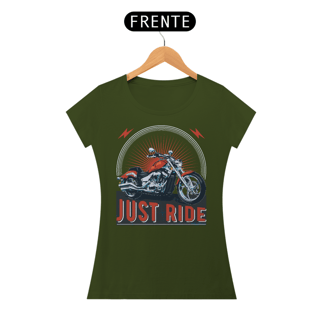 Nome do produto Camiseta Feminina Just Ride
