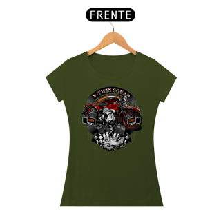 Nome do produto Camiseta Feminina V-Twin Squad