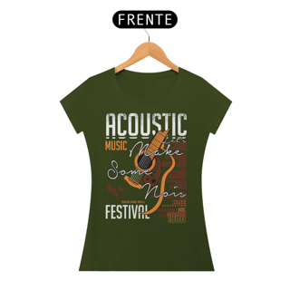 Nome do produto Camiseta Feminina Acoustic Festival