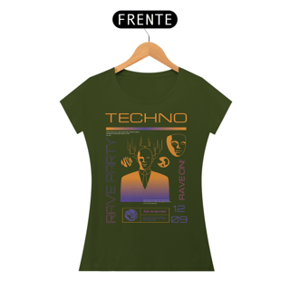 Nome do produto Camiseta Feminina Techno Rave