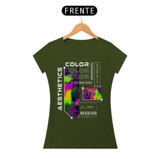 Nome do produto Camiseta Feminina Aesthetic Color