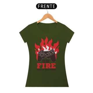 Nome do produto Camiseta Feminina Gamer On Fire